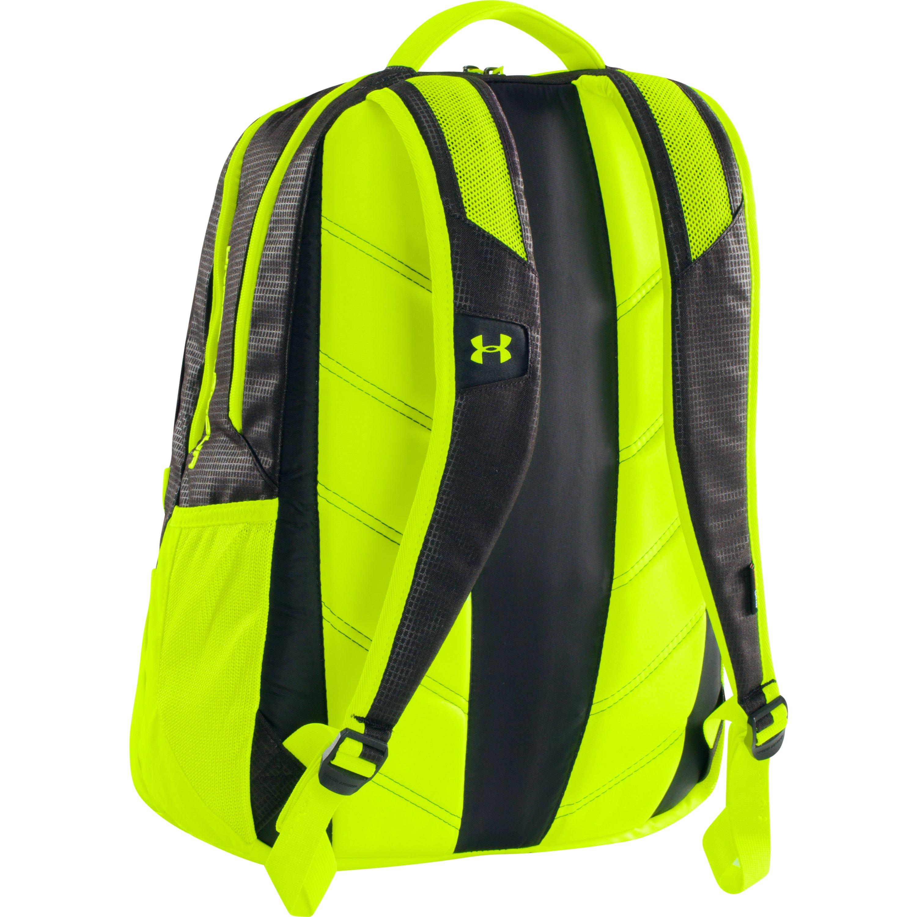 Black and yellow under on sale armour backpack